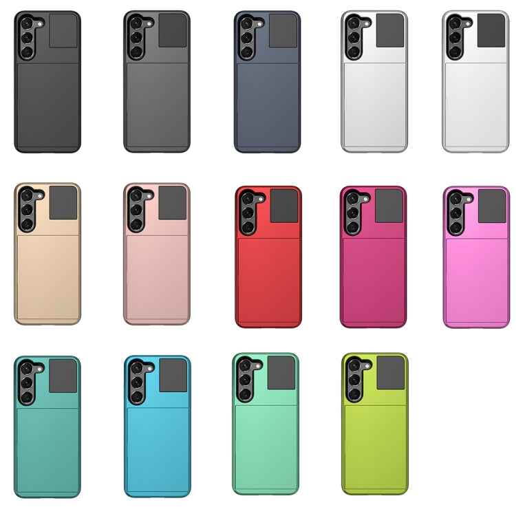 Multifunction Armor Slide Card Slot Phone Case, For Samsung Galaxy S23 Ultra 5G, For Samsung Galaxy S23 5G, For Samsung Galaxy S20 FE, For Samsung Galaxy S22 Ultra 5G, For Samsung Galaxy S22+ 5G, For Samsung Galaxy S22 5G, For Samsung Galaxy S21 5G    ...