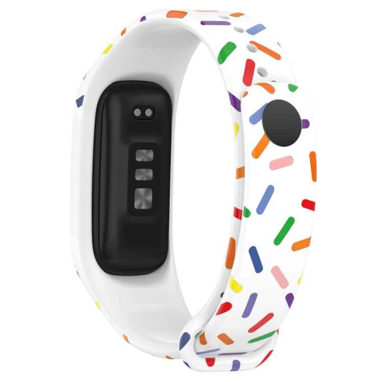 Sports Rainbow Dots Silicone Watch Band, For OPPO Band