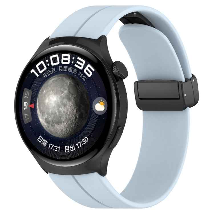 Folding Buckle Silicone Watch Band, For Huawei Watch 4 / Watch 4 Pro