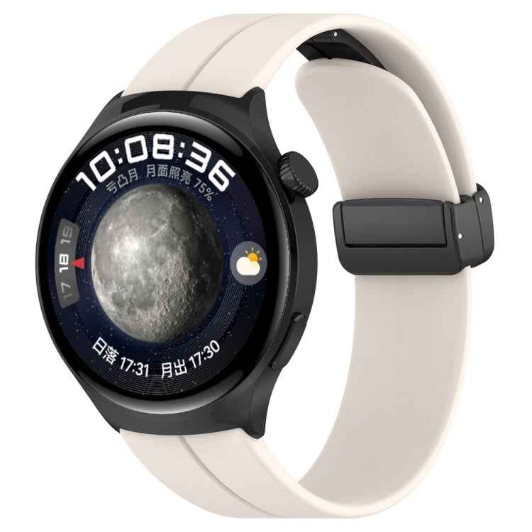 Folding Buckle Silicone Watch Band, For Huawei Watch 4 / Watch 4 Pro