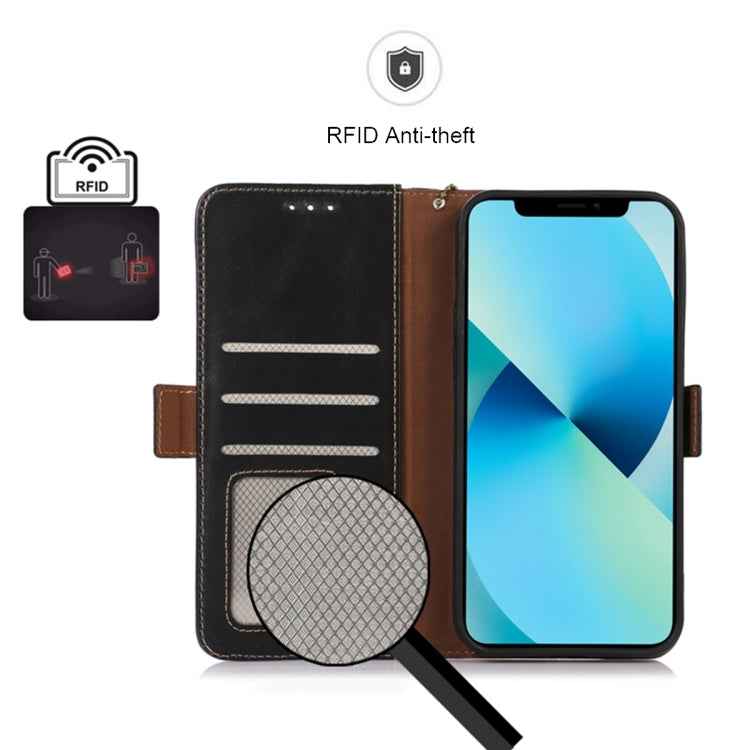 Magnetic Crazy Horse Texture Genuine Leather RFID Phone Case, For OnePlus Nord 3 / Ace 2V