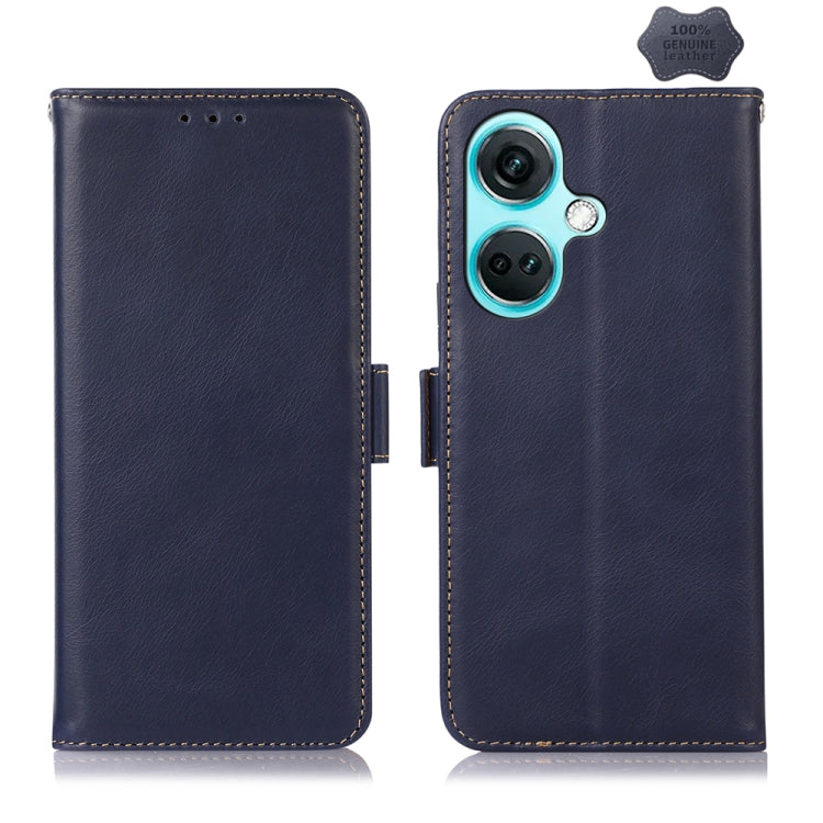 Magnetic Crazy Horse Texture Genuine Leather RFID Phone Case, For OnePlus Nord CE3 5G, For OnePlus Nord 3 / Ace 2V