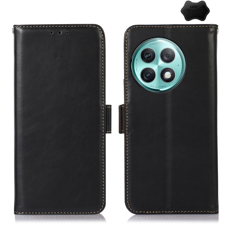 Magnetic Crazy Horse Texture Genuine Leather RFID Phone Case, For OnePlus Nord CE4 5G Global, For OnePlus Ace 3 / 12R, For OnePlus Ace 2 Pro, For OnePlus Nord CE3 5G, For OnePlus Nord 3 / Ace 2V