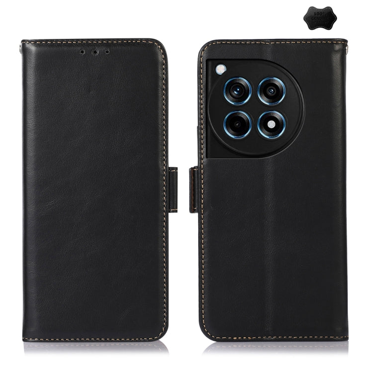 Magnetic Crazy Horse Texture Genuine Leather RFID Phone Case, For OnePlus Nord CE4 5G Global, For OnePlus Ace 3 / 12R, For OnePlus Ace 2 Pro, For OnePlus Nord CE3 5G, For OnePlus Nord 3 / Ace 2V