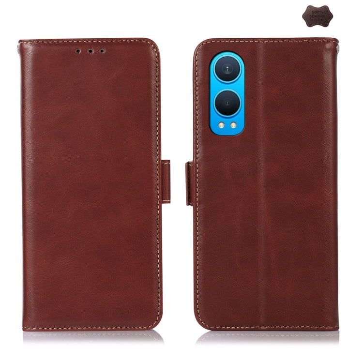 Magnetic Crazy Horse Texture Genuine Leather RFID Phone Case, For OnePlus Nord CE6 Lite 5G Global, For OnePlus Ace 6 Ultra, For OnePlus 15T, For OnePlus Turbo 6V / Turbo 6, For OnePlus 15R/Ace 6 5G/Ace 6T 5G, For OnePlus 15                             ...