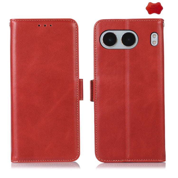Magnetic Crazy Horse Texture Genuine Leather RFID Phone Case, For OnePlus Nord CE6 Lite 5G Global, For OnePlus Ace 6 Ultra, For OnePlus 15T, For OnePlus Turbo 6V / Turbo 6, For OnePlus 15R/Ace 6 5G/Ace 6T 5G, For OnePlus 15                             ...