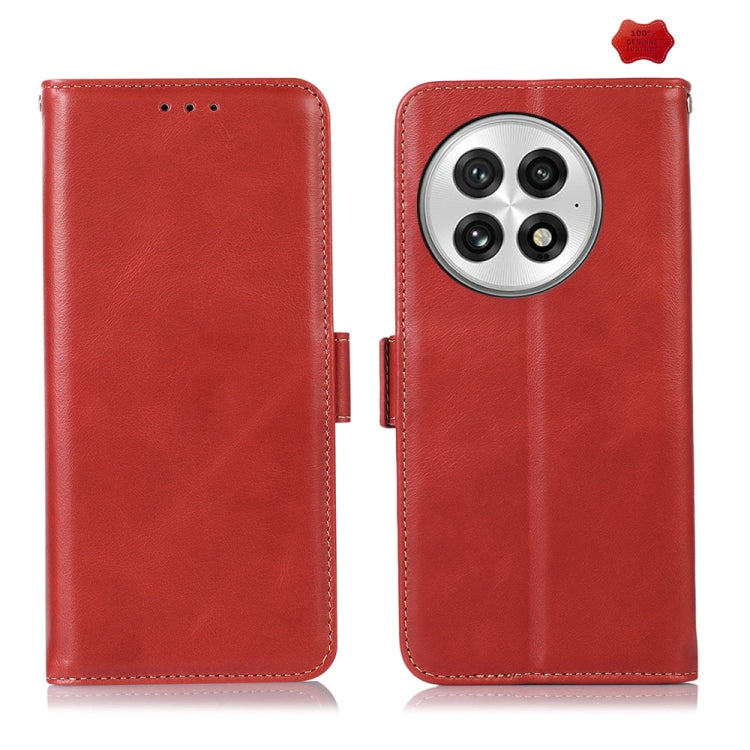 Magnetic Crazy Horse Texture Genuine Leather RFID Phone Case, For OnePlus Nord CE6 Lite 5G Global, For OnePlus Ace 6 Ultra, For OnePlus 15T, For OnePlus Turbo 6V / Turbo 6, For OnePlus 15R/Ace 6 5G/Ace 6T 5G, For OnePlus 15                             ...