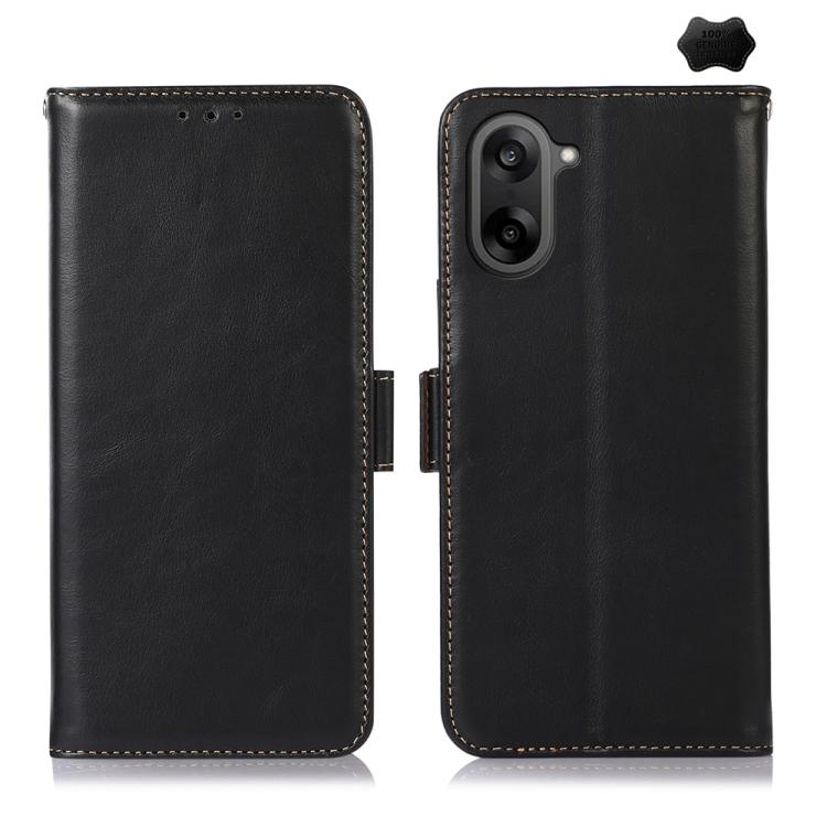 Magnetic Crazy Horse Texture Genuine Leather RFID Phone Case, For OnePlus Nord CE6 Lite 5G Global, For OnePlus Ace 6 Ultra, For OnePlus 15T, For OnePlus Turbo 6V / Turbo 6, For OnePlus 15R/Ace 6 5G/Ace 6T 5G, For OnePlus 15                             ...