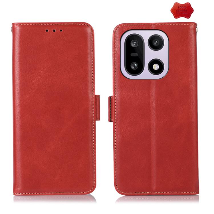 Magnetic Crazy Horse Texture Genuine Leather RFID Phone Case, For OnePlus Nord CE6 Lite 5G Global, For OnePlus Ace 6 Ultra, For OnePlus 15T, For OnePlus Turbo 6V / Turbo 6, For OnePlus 15R/Ace 6 5G/Ace 6T 5G, For OnePlus 15                             ...