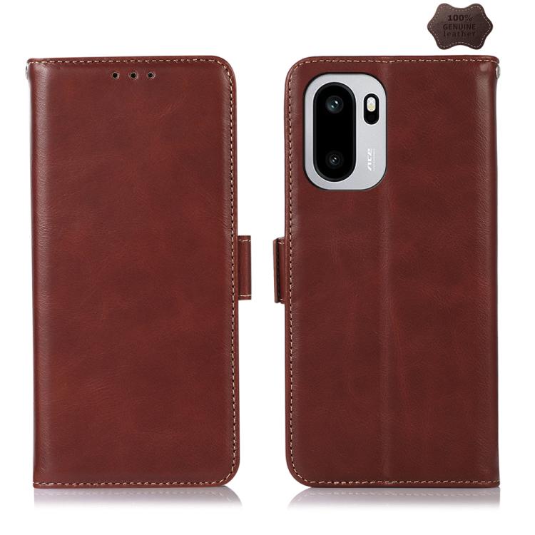 Magnetic Crazy Horse Texture Genuine Leather RFID Phone Case, For OnePlus Nord CE6 Lite 5G Global, For OnePlus Ace 6 Ultra, For OnePlus 15T, For OnePlus Turbo 6V / Turbo 6, For OnePlus 15R/Ace 6 5G/Ace 6T 5G, For OnePlus 15                             ...