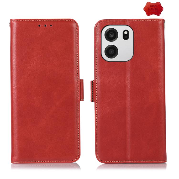 Magnetic Crazy Horse Texture Genuine Leather RFID Phone Case, For OnePlus Nord CE6 Lite 5G Global, For OnePlus Ace 6 Ultra, For OnePlus 15T, For OnePlus Turbo 6V / Turbo 6, For OnePlus 15R/Ace 6 5G/Ace 6T 5G, For OnePlus 15                             ...