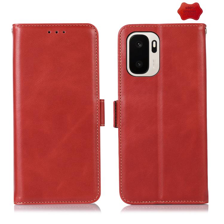 Magnetic Crazy Horse Texture Genuine Leather RFID Phone Case, For OnePlus Nord CE6 Lite 5G Global, For OnePlus Ace 6 Ultra, For OnePlus 15T, For OnePlus Turbo 6V / Turbo 6, For OnePlus 15R/Ace 6 5G/Ace 6T 5G, For OnePlus 15                             ...
