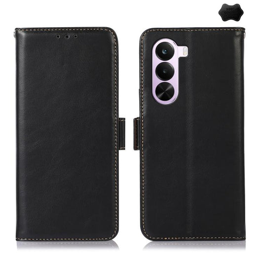 Magnetic Crazy Horse Texture Genuine Leather RFID Phone Case, For OnePlus Nord CE6 Lite 5G Global, For OnePlus Ace 6 Ultra, For OnePlus 15T, For OnePlus Turbo 6V / Turbo 6, For OnePlus 15R/Ace 6 5G/Ace 6T 5G, For OnePlus 15                             ...
