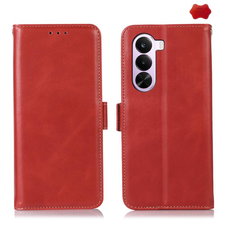 Magnetic Crazy Horse Texture Genuine Leather RFID Phone Case, For OnePlus Nord CE6 Lite 5G Global, For OnePlus Ace 6 Ultra, For OnePlus 15T, For OnePlus Turbo 6V / Turbo 6, For OnePlus 15R/Ace 6 5G/Ace 6T 5G, For OnePlus 15                             ...