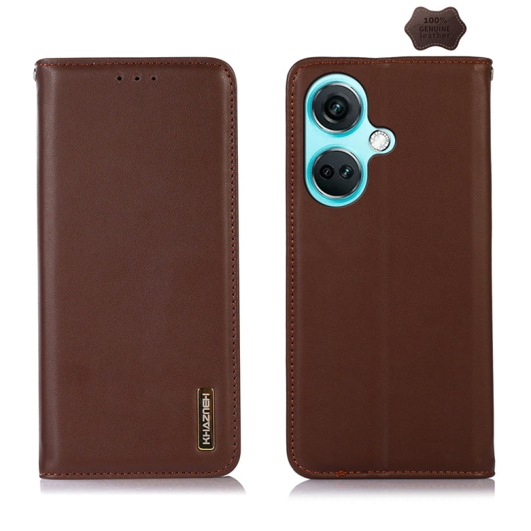 KHAZNEH Nappa Top Layer Cowhide Leather Phone Case, For OnePlus Ace 2 Pro, For OnePlus Nord CE3 5G, For OnePlus Nord 3 / Ace 2V