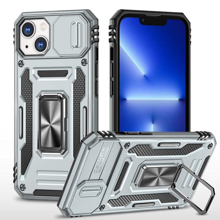 Armor PC + TPU Camera Shield Phone Case, For iPhone 16 Pro, For iPhone 16 Plus, For iPhone 16, For iPhone 15 Pro Max, For iPhone 15 Pro, For iPhone 15 Plus