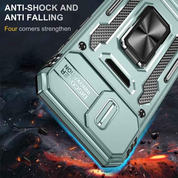 Armor PC + TPU Camera Shield Phone Case, For iPhone 17e / 16e, For iPhone 17 Pro Max, For iPhone 17 Pro, For iPhone 17, For iPhone Air, For iPhone 16 Pro Max