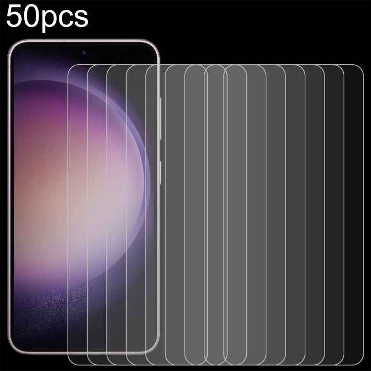 50pcs 0.26mm 9H 2.5D Tempered Glass Film, For Samsung Galaxy M06 5G, For Samsung Galaxy F06 5G, For Samsung Galaxy A06 5G, For Samsung Galaxy A35 / M35 / A36, For Samsung Galaxy A05s / M14 4G, For Samsung Galaxy F14 4G, For Samsung Galaxy S24 FE 5G    ...