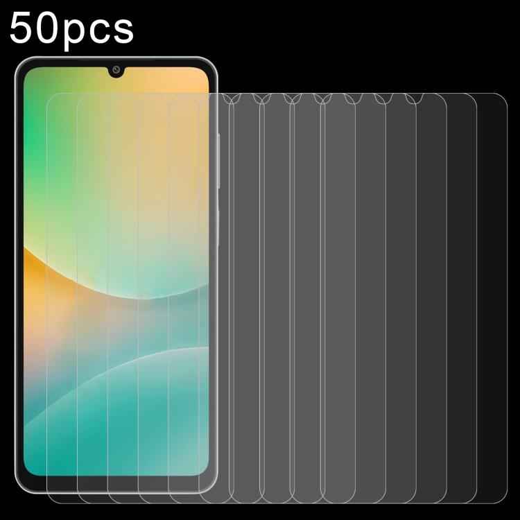 50pcs 0.26mm 9H 2.5D Tempered Glass Film, For Samsung Galaxy M06 5G, For Samsung Galaxy F06 5G, For Samsung Galaxy A06 5G, For Samsung Galaxy A35 / M35 / A36, For Samsung Galaxy A05s / M14 4G, For Samsung Galaxy F14 4G, For Samsung Galaxy S24 FE 5G    ...