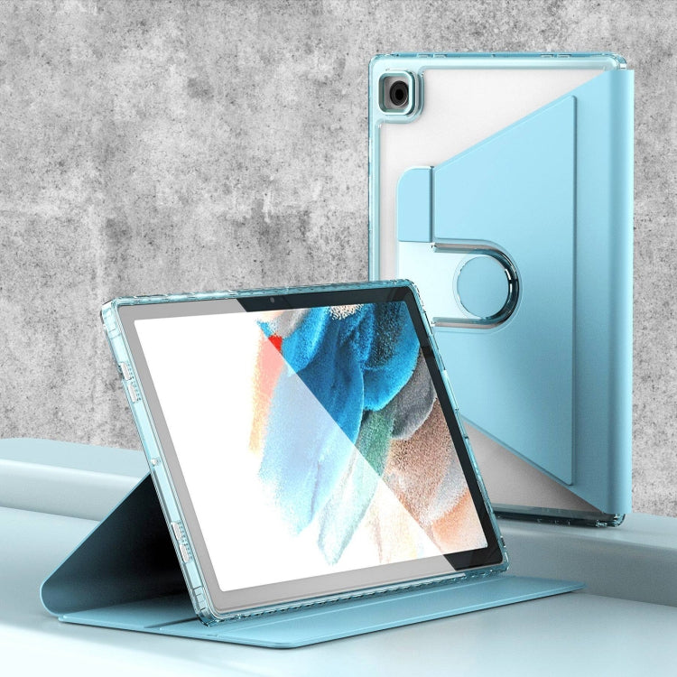 Clear 360 Rotation Stand Smart Leather Tablet Case, For Samsung Galaxy Tab A7 Lite T220, For Samsung Galaxy Tab A8