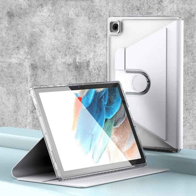 Clear 360 Rotation Stand Smart Leather Tablet Case, For Samsung Galaxy Tab A8, For Samsung Galaxy Tab A7 Lite T220