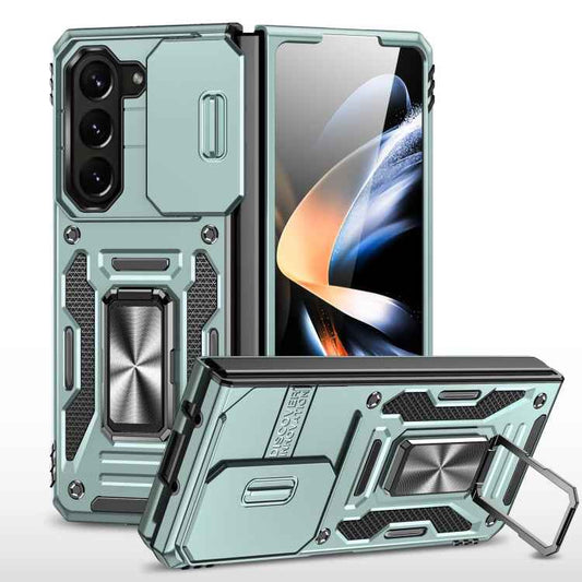 Armor PC + TPU Camera Shield Phone Case, For Samsung Galaxy Z Fold5 5G, For Samsung Galaxy Z Flip5 5G