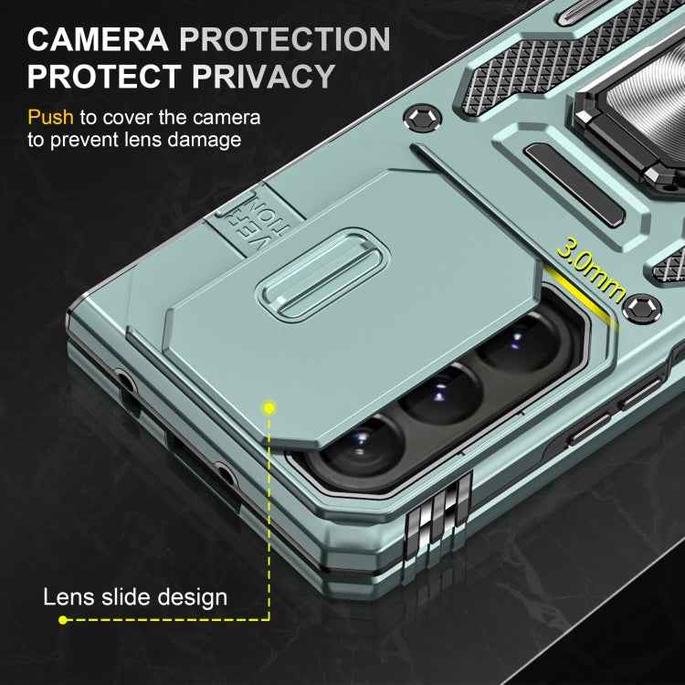 Armor PC + TPU Camera Shield Phone Case, For Samsung Galaxy Z Fold5 5G, For Samsung Galaxy Z Flip5 5G