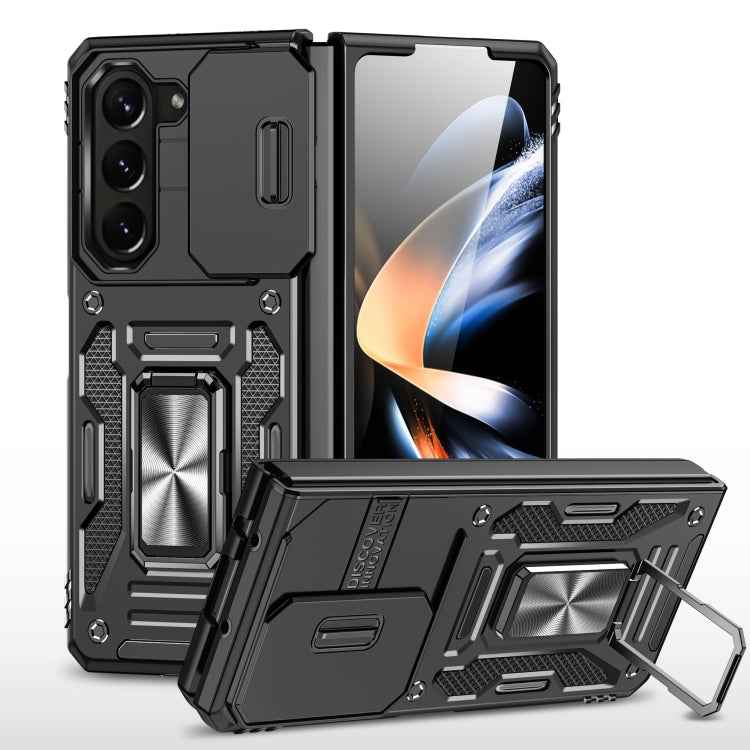 Armor PC + TPU Camera Shield Phone Case, For Samsung Galaxy Z Fold5 5G, For Samsung Galaxy Z Flip5 5G