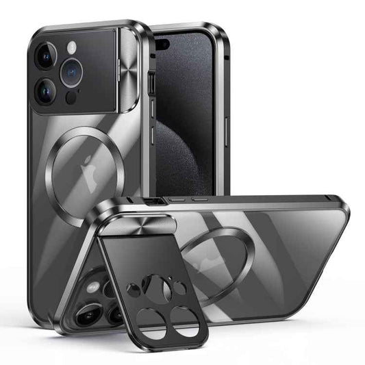 Large Window Holder MagSafe Magnetic Metal Phone Case
