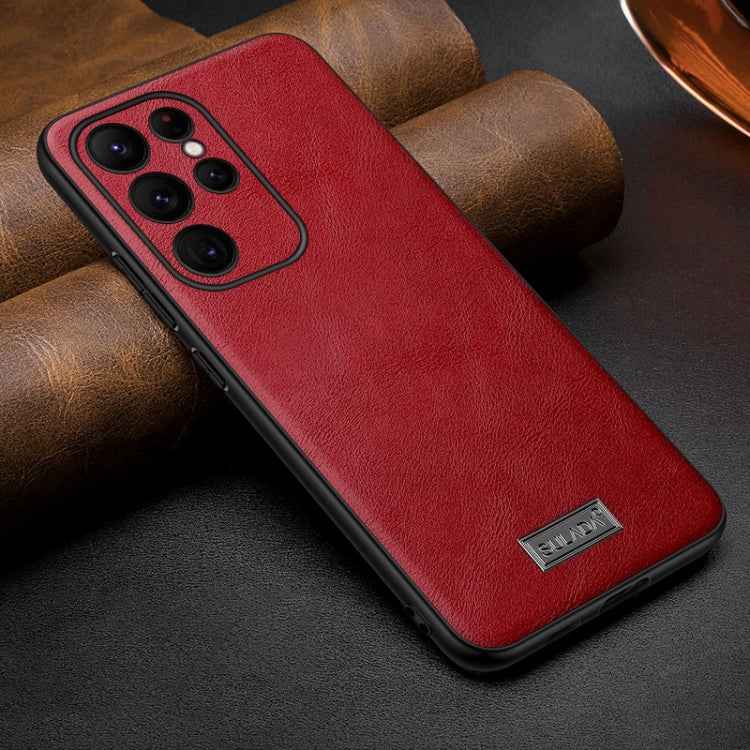 SULADA Shockproof TPU Hybrid Handmade Leather Phone Case, For Samsung Galaxy S25 5G, For Samsung Galaxy S25+ 5G, For Samsung Galaxy S25 Ultra 5G, For Samsung Galaxy S24 Ultra 5G, For Samsung Galaxy S24+ 5G, For Samsung Galaxy S24 5G                    ...