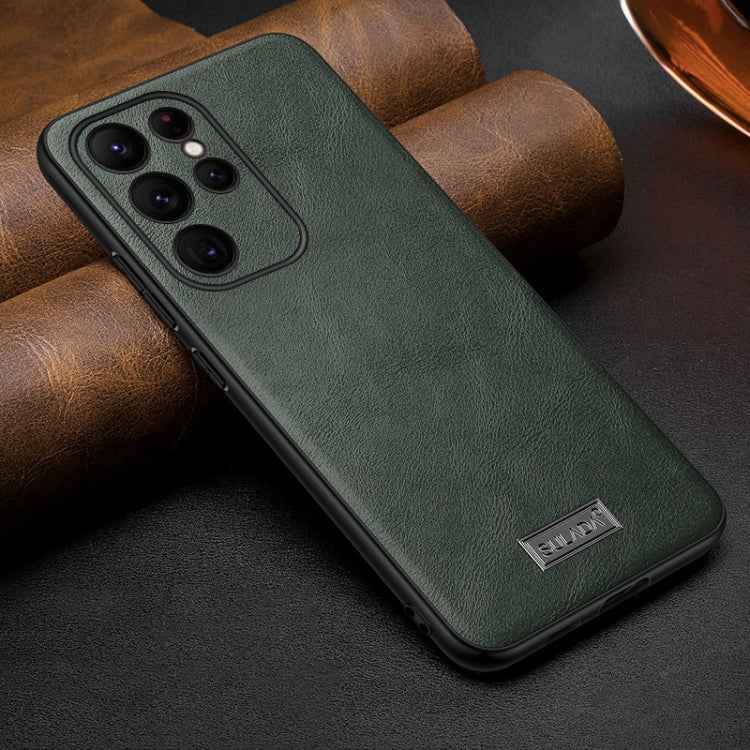 SULADA Shockproof TPU Hybrid Handmade Leather Phone Case, For Samsung Galaxy S25 5G, For Samsung Galaxy S25+ 5G, For Samsung Galaxy S25 Ultra 5G, For Samsung Galaxy S24 Ultra 5G, For Samsung Galaxy S24+ 5G, For Samsung Galaxy S24 5G                    ...