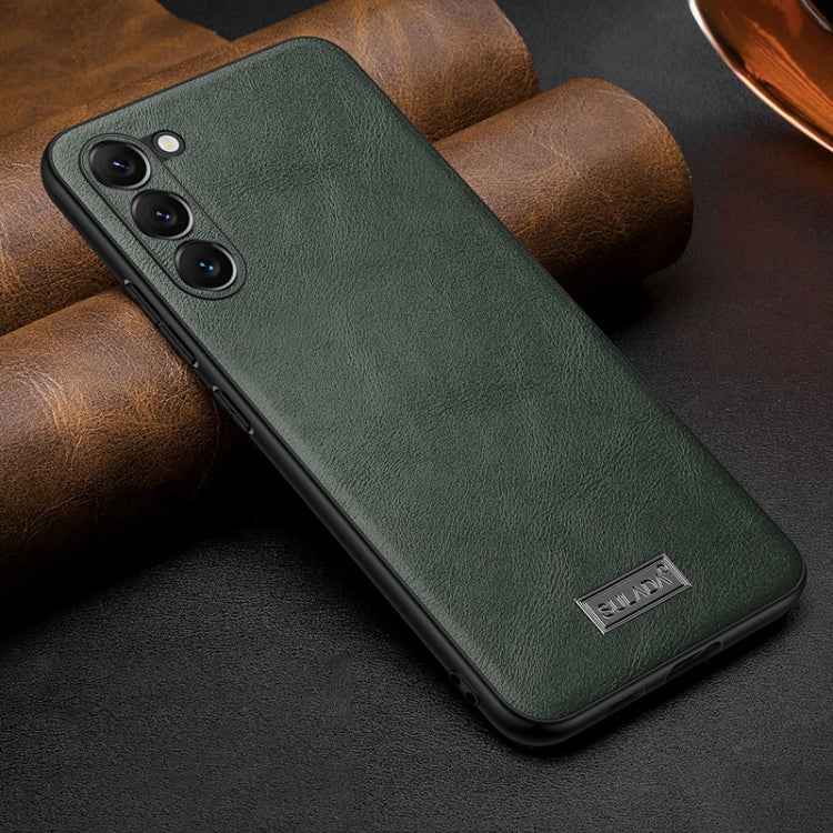 SULADA Shockproof TPU Hybrid Handmade Leather Phone Case, For Samsung Galaxy S25 5G, For Samsung Galaxy S25+ 5G, For Samsung Galaxy S25 Ultra 5G, For Samsung Galaxy S24 Ultra 5G, For Samsung Galaxy S24+ 5G, For Samsung Galaxy S24 5G                    ...