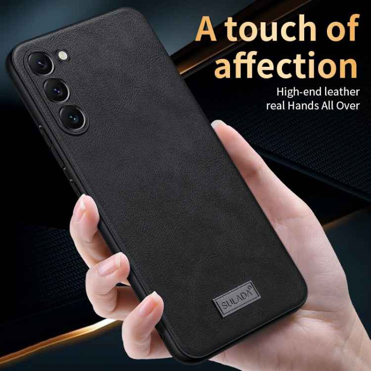 SULADA Shockproof TPU Hybrid Handmade Leather Phone Case, For Samsung Galaxy S25 5G, For Samsung Galaxy S25+ 5G, For Samsung Galaxy S25 Ultra 5G, For Samsung Galaxy S24 Ultra 5G, For Samsung Galaxy S24+ 5G, For Samsung Galaxy S24 5G                    ...