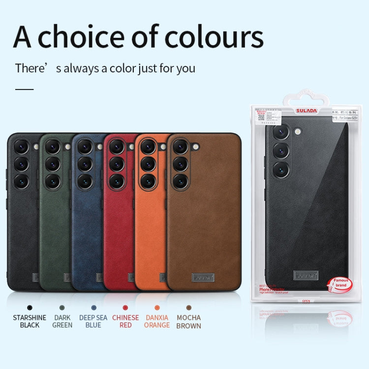 SULADA Shockproof TPU Hybrid Handmade Leather Phone Case, For Samsung Galaxy S25 5G, For Samsung Galaxy S25+ 5G, For Samsung Galaxy S25 Ultra 5G, For Samsung Galaxy S24 Ultra 5G, For Samsung Galaxy S24+ 5G, For Samsung Galaxy S24 5G                    ...