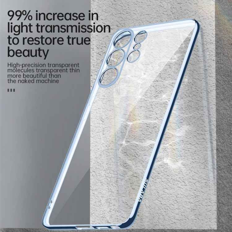 SULADA Shockproof Plating TPU Transparent Phone Case, For Samsung Galaxy S23 Ultra 5G, For Samsung Galaxy S23 5G