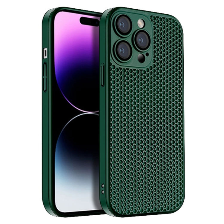 Honeycomb Radiating PC Phone Case, For iPhone 14 Plus, For iPhone 14, For iPhone 14 Pro, For iPhone 14 Pro Max, For iPhone 13 Pro Max, For iPhone 13 Pro
