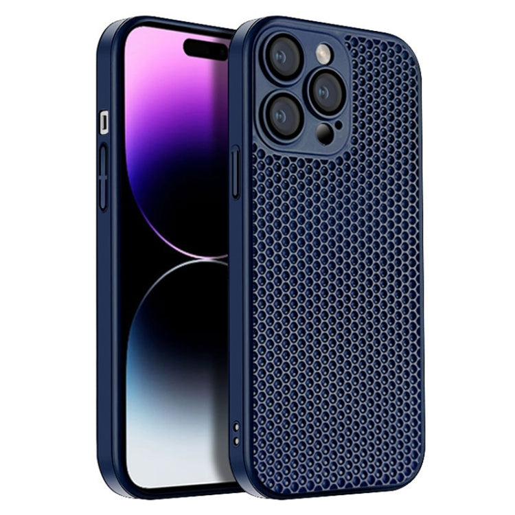 Honeycomb Radiating PC Phone Case, For iPhone 14 Plus, For iPhone 14, For iPhone 14 Pro, For iPhone 14 Pro Max, For iPhone 13 Pro Max, For iPhone 13 Pro