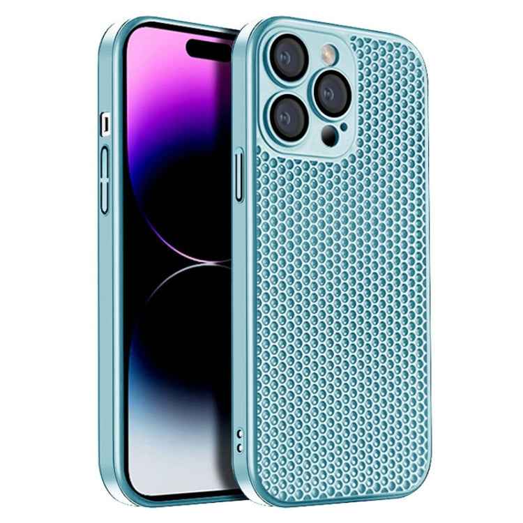 Honeycomb Radiating PC Phone Case, For iPhone 14 Plus, For iPhone 14, For iPhone 14 Pro, For iPhone 14 Pro Max, For iPhone 13 Pro Max, For iPhone 13 Pro