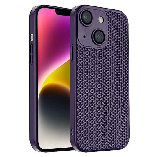 Honeycomb Radiating PC Phone Case, For iPhone 14 Plus, For iPhone 14, For iPhone 14 Pro, For iPhone 14 Pro Max, For iPhone 13 Pro Max, For iPhone 13 Pro