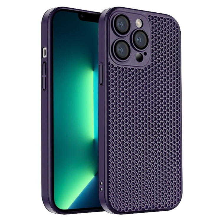Honeycomb Radiating PC Phone Case, For iPhone 14 Plus, For iPhone 14, For iPhone 14 Pro, For iPhone 14 Pro Max, For iPhone 13 Pro Max, For iPhone 13 Pro
