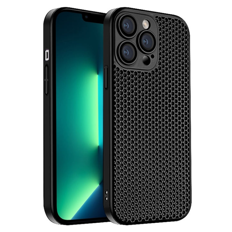 Honeycomb Radiating PC Phone Case, For iPhone 14 Plus, For iPhone 14, For iPhone 14 Pro, For iPhone 14 Pro Max, For iPhone 13 Pro Max, For iPhone 13 Pro