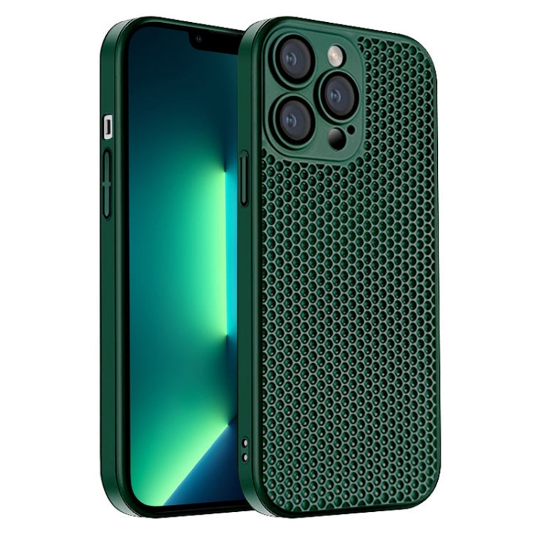 Honeycomb Radiating PC Phone Case, For iPhone 14 Plus, For iPhone 14, For iPhone 14 Pro, For iPhone 14 Pro Max, For iPhone 13 Pro Max, For iPhone 13 Pro