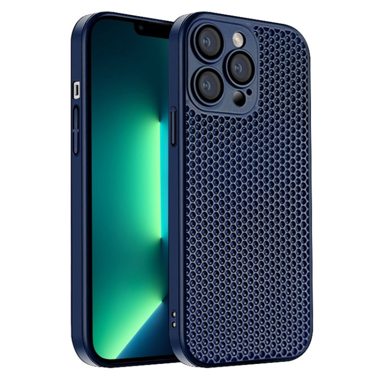 Honeycomb Radiating PC Phone Case, For iPhone 14 Plus, For iPhone 14, For iPhone 14 Pro, For iPhone 14 Pro Max, For iPhone 13 Pro Max, For iPhone 13 Pro