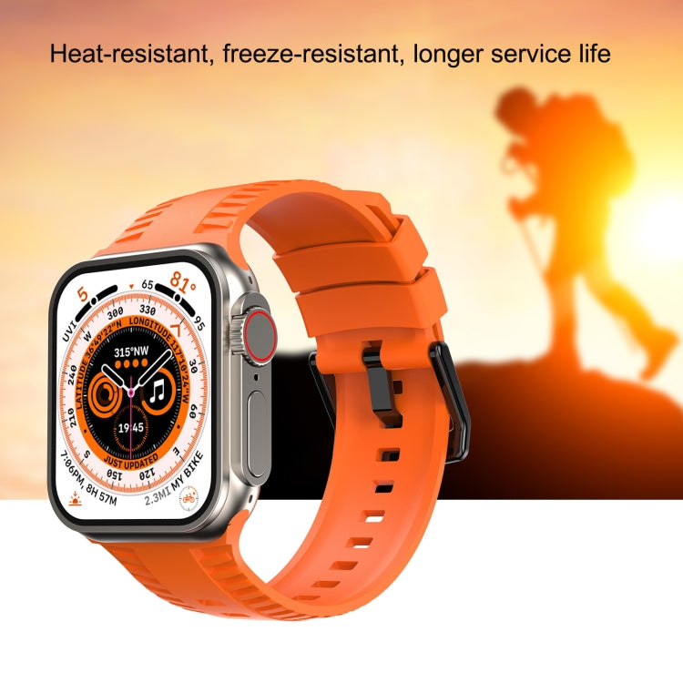 Tire Texture Silicone Watch Band, For Apple Watch Series 8 45mm, For Apple Watch SE 2022 40mm, For Apple Watch SE 2022 44mm