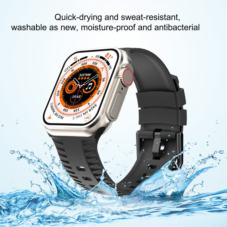 Tire Texture Silicone Watch Band, For Apple Watch Series 9 41mm, For Apple Watch Ultra 49mm, For Apple Watch Series 8 41mm