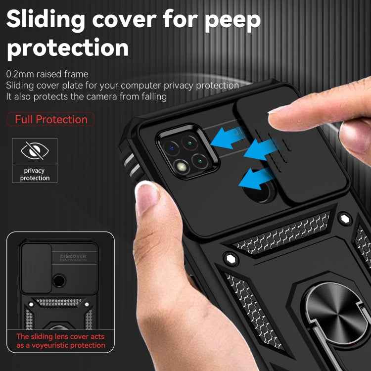 Sliding Camshield Holder Phone Case, For Samsung Galaxy A03, For Samsung Galaxy A03 166mm, For Samsung Galaxy A02s / A03s 164mm, For Samsung Galaxy A02s / A03s 165mm, For Samsung Galaxy A32 4G, For Samsung Galaxy A32 5G