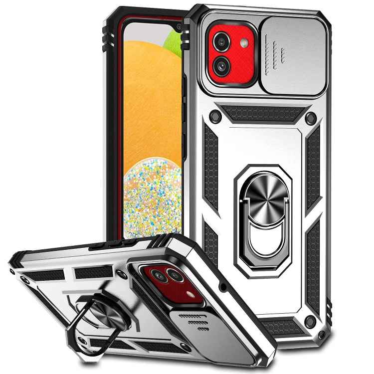 Sliding Camshield Holder Phone Case, For Samsung Galaxy A03, For Samsung Galaxy A03 166mm, For Samsung Galaxy A02s / A03s 164mm, For Samsung Galaxy A02s / A03s 165mm, For Samsung Galaxy A32 4G, For Samsung Galaxy A32 5G