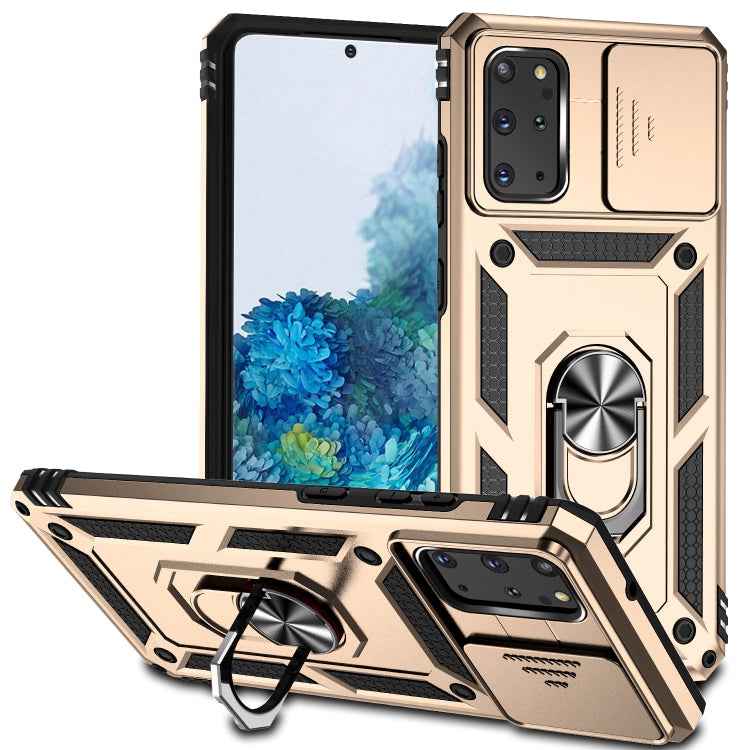 Sliding Camshield Holder Phone Case, For Samsung Galaxy S20+