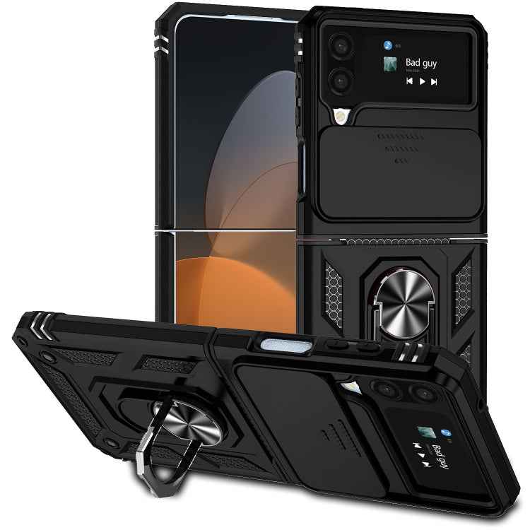 Sliding Camshield Holder Phone Case, For Samsung Galaxy A24, For Samsung Galaxy A34 5G, For Samsung Galaxy A04, For Samsung Galaxy Z Fold4, For Samsung Galaxy Z Flip4, For Samsung Galaxy M33