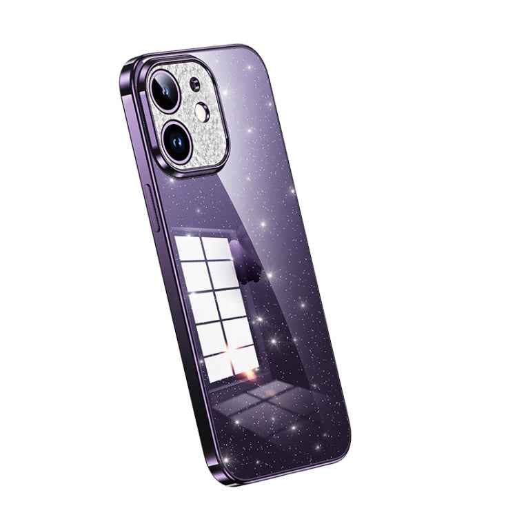 SULADA Electroplated Transparent Glittery TPU Phone Case